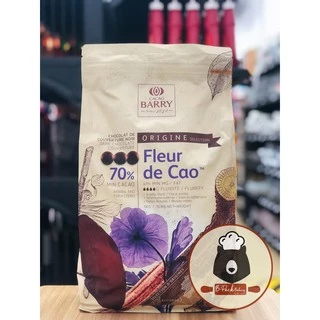 (แบรี่70% แบ่ง500g) คาเคาแบรี่ ช็อคโกแลต กูแวร์ตูร์ 70% CACAO BARRY Couverture 70%