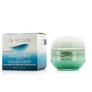 BIOTHERM  Aquasource Multi-Protective Ultra-Light Cream SPF 15 - For Normal/Combination Skin  Size: 50ml/1.69oz