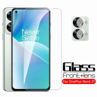 ฟิล์มกระจกนิรภัยกันรอยหน้าจอ 2To1 สําหรับ OnePlus Nord 2T Glass One Plus Nord 2 T T2 Nord2T 5G 6.43 นิ้ว