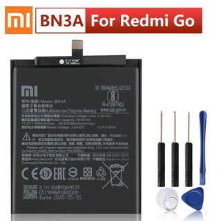 XIAOMI Original Replacementแบตเตอรี่BN3AสำหรับXiaomi Redmi Go 3000Mahแท้แบตเตอรี่โทรศัพท์