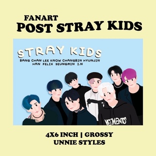 โปสการ์ด STRAY KIDS (4*6Inch) FANART