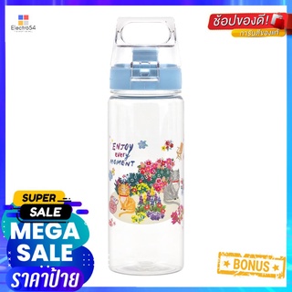ขวดน้ำ PET 0.65 ลิตร KECH X JEEP A 3521 สีฟ้าPET WATER BOTTLE KECH X JEEP A 3521 0.65L LIGHT BLUE