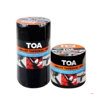 TOA SMART TAPESEAL สมาร์ท เทปซีล เทปกาวบิทูเมน แผ่นปิดรอยต่อ กันรั่วซึม หลังคา เทปกาว กันซึม เทปติด หลังคา เอนกประสงค์