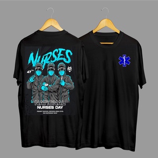 เสื้อยืด พรีเมี่ยม ล่าสุด พิมพ์ลาย Distro Nurse Doctors