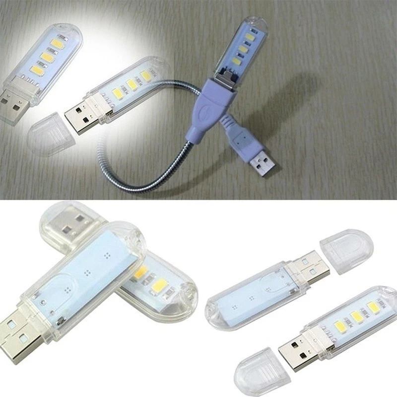 โคมไฟ LED Mini พกพา USB สำหรับแล็ปท็อปและพาวเวอร์แบงค์ thumbnail 6