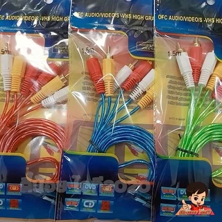 สาย RCA / AV / สาย3สี / สายหัวบัว ราคาถูก คุณภาพดี คุ้มค่า