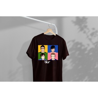 เสื้อเชิ้ต Blur Music แฟชั่น