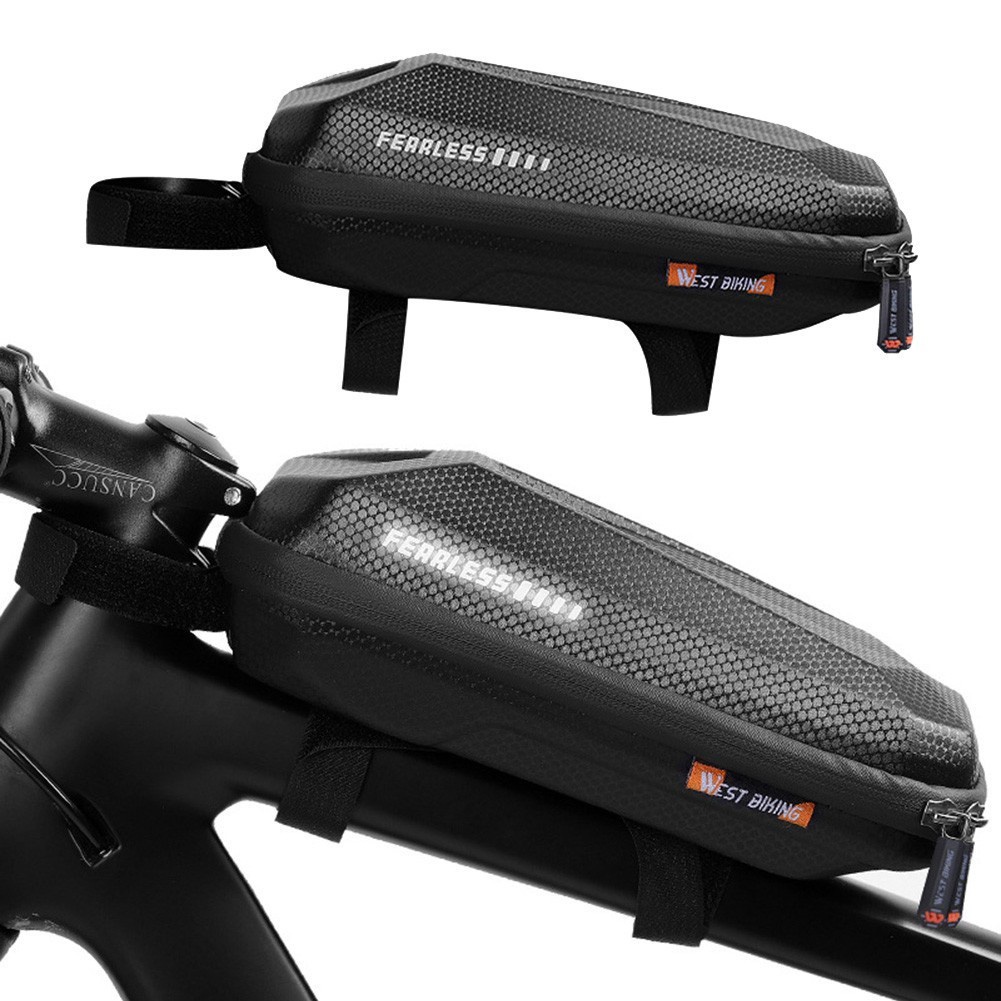 Details about / Bicycle Cycling Bike Waterproof Hard Shell Front Beam Upper Tube Bag 5 Colors
