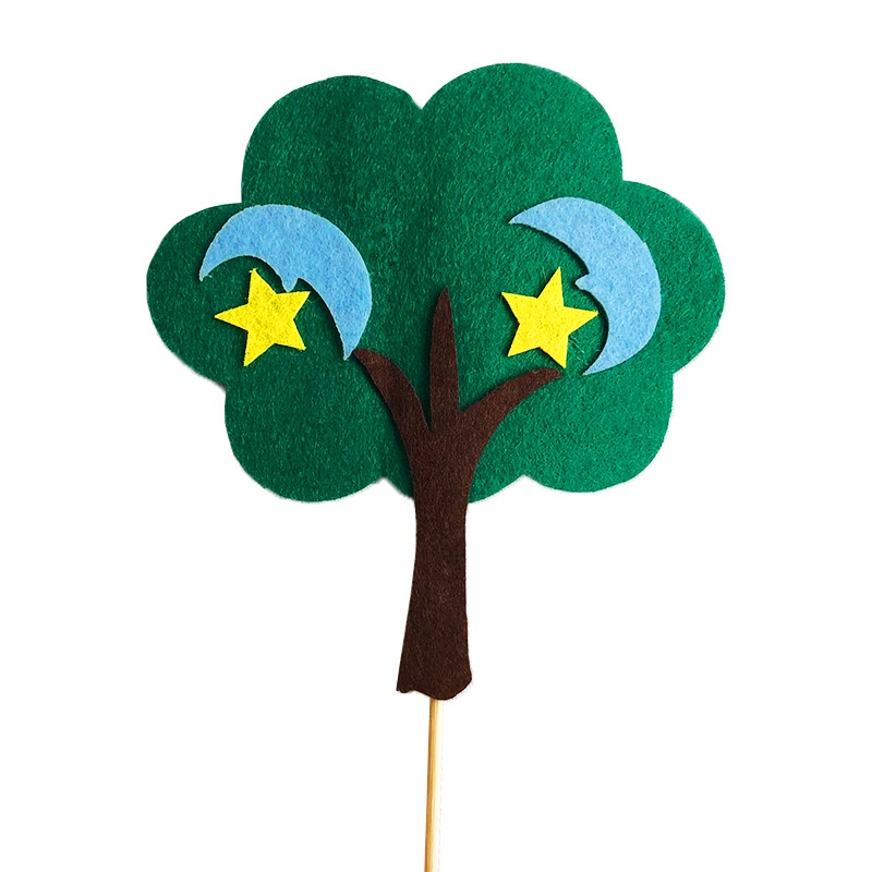 Woodland ป้ายปักหน้าเค้ก รูปต้นไม้ แฮนด์เมด สําหรับตกแต่งหน้าเค้ก ราคา ถูกที่สุด ดีลบีเคเค แกลเลอรีภาพที่ 4