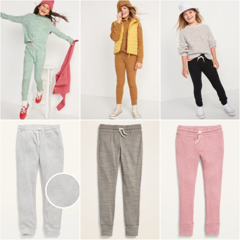 กางเกงจ็อกเกอร์เด็กผู้หญิง& 39; OLD NAVY