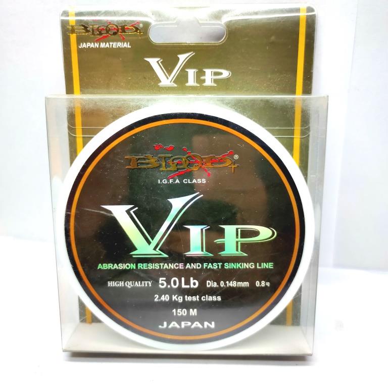 BLOOD VIP FISHING LINE 5 LB 0.148 MM SUPER BOND POLYMER