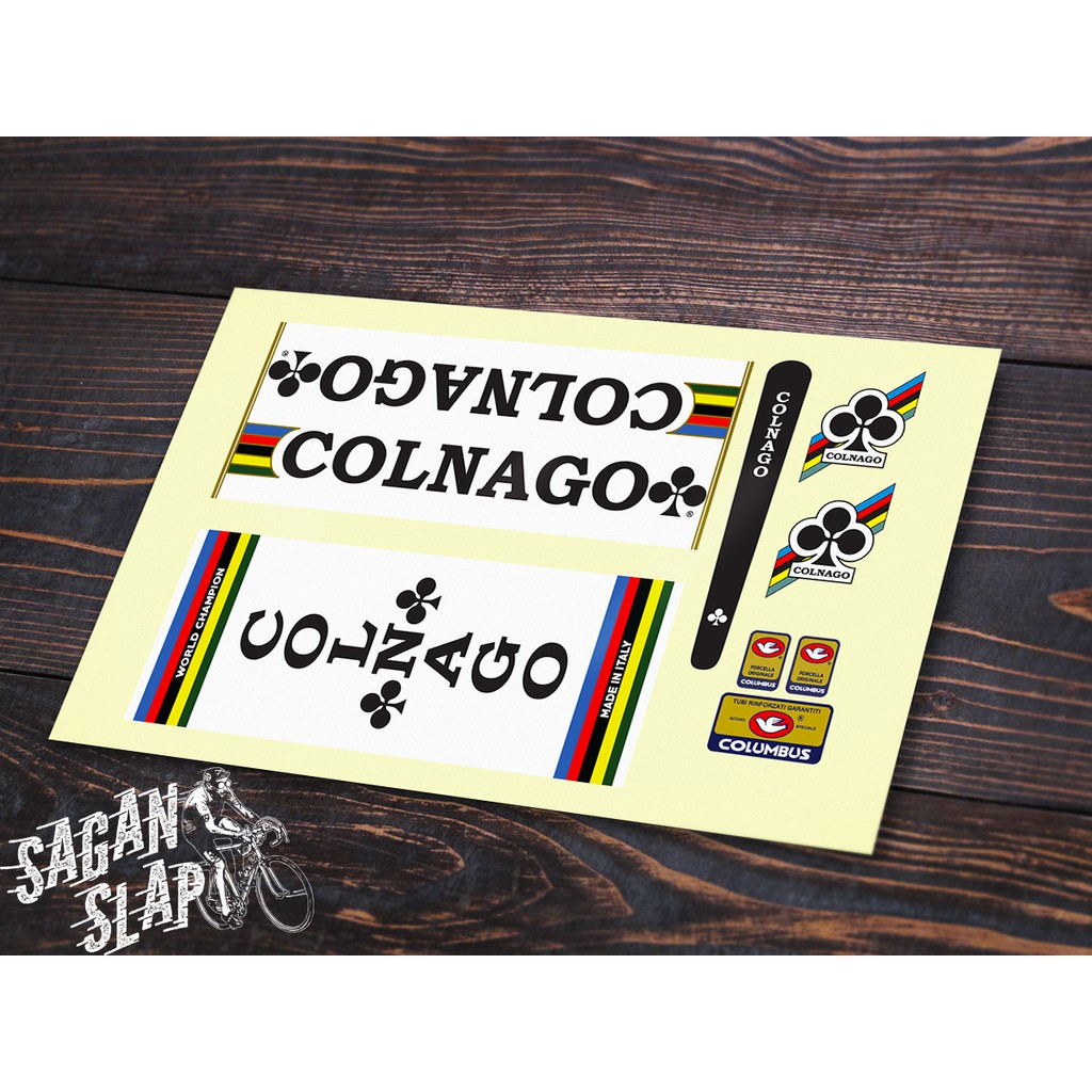 Colnago สติ๊กเกอร์และสติ๊กเกอร์เฟรมจักรยานวินเทจ