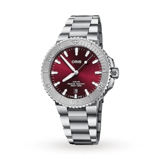NEW 2021 Oris Aquis Date Cherry ประกันศูนย์ไทย 3 ปี ใหม่