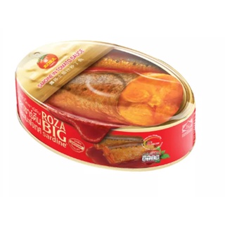 Roza Big Sardines in Tomato Sauce 220 g.โรซ่าบิ๊กซาร์ดีน ปลาซาร์ดีนในซอสมะเขือเทศ ขนาด 220 กรัม อาหารกระป๋อง