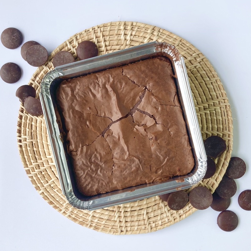 Original Brownie บราวนี่เนื้อฟัดจ์หนึบหนับ Dark Chocolate 70%