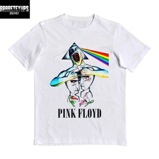 ถูกสุดๆเสื้อยืดแขนสั้น ผ้าฝ้าย พิมพ์ลายนักดนตรี PINK FLOYD FIRE สไตล์วินเทจ สําหรับผู้ชาย ผู้หญิง ไซซ์ S M L XL XXL 2XL