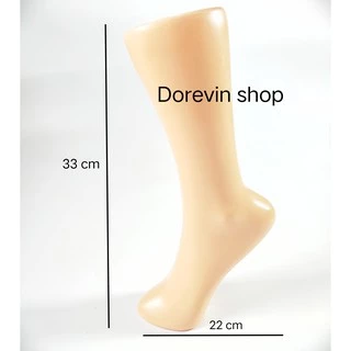 [เท้าปลอม] หุ่นโชว์ถุงเท้า ถุงน่อง รองเท้า เท้านางแบบพลาสติก