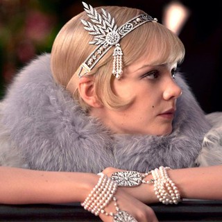 ประดับผมเทียร่า Tiera จากภาพยนต์ The Great Gatsby สำหรับ ออกงานหรู แต่งงาน สไตล์แกสบี้ วินเทจ คอนเสิร์ต งานคุณภาพ