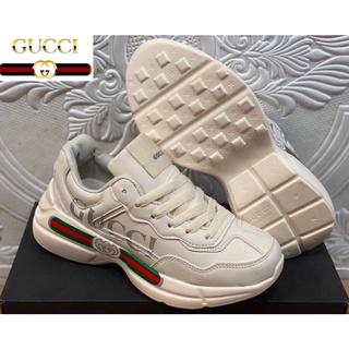 รองเท้า ผ้าใบ แบบGucci ใส่ได้ทั้งชาย หญิง พร้อมส่งทันที ส่งทุกวัน สินค้าพรีเมี่ยม