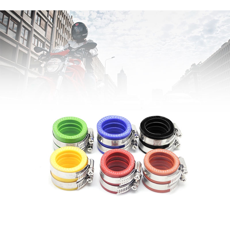 ท่อไอดีคาร์บูเรเตอร์ยาง ซิลิกา ขนาด 35 มม. 40 มม. 45 มม. สําหรับรถจักรยานยนต์วิบาก OKO KEIHIN KOSO PWK 21-42 มม. - รูปที่ 6