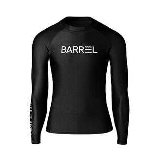 BARREL ชุดว่ายน้ำแขนยาว MEN BASIC SUN RASHGUARD 3WTMB090BLK