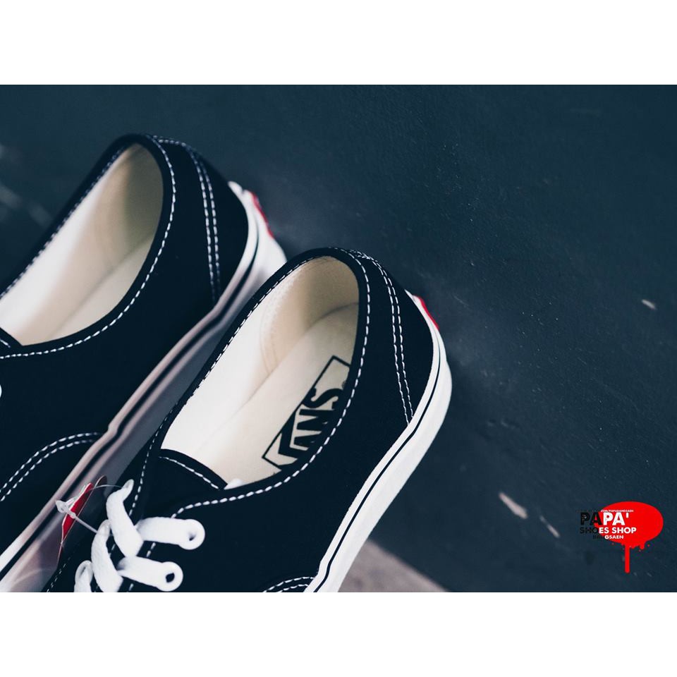 Vans Authentic Classic Blackwhite รองเท้าแวนส์ คลาสสิค สีดำ แวนส์ออเทน