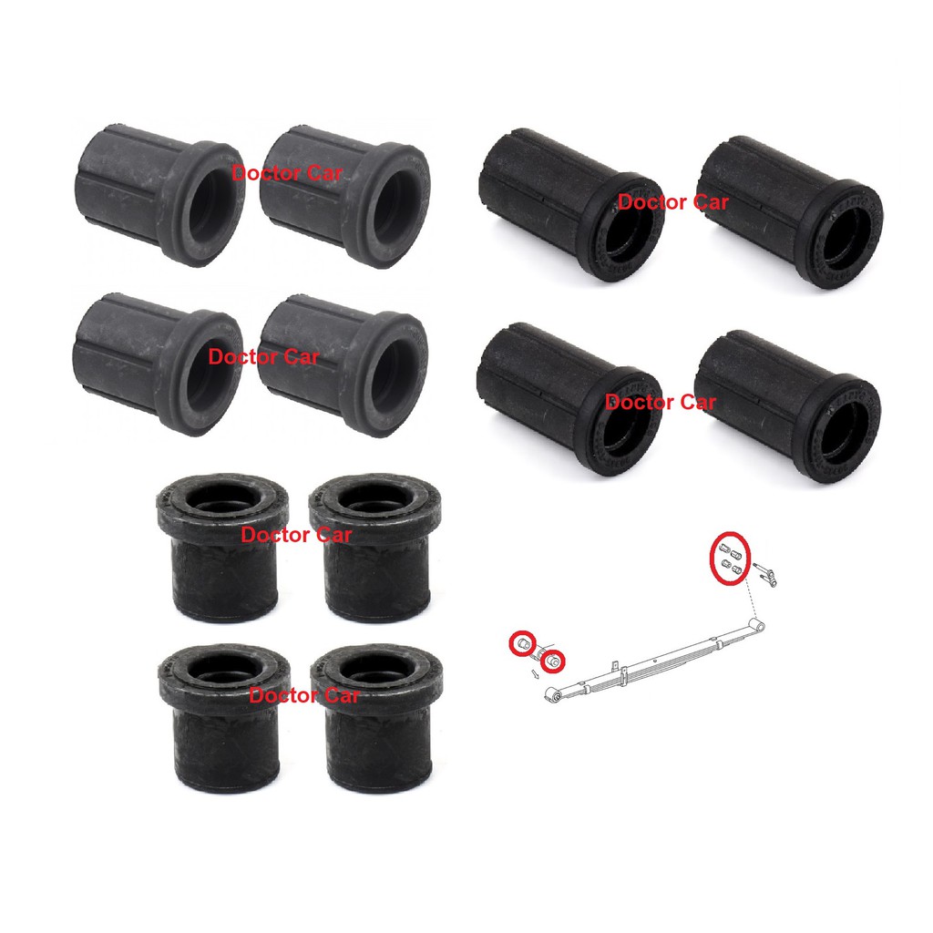 โตโยต้าแท้ แท้ศูนย์ ชุดยางหูแหนบ บูชหูแหนบ ยางหูแหนบ โตโยต้า ไฮลักซ์ รีโว่ Toyota Hilux Revo 2015-20