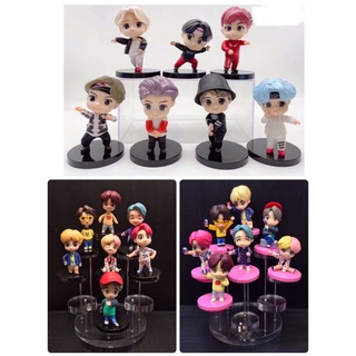 โมเดล ศิลปินเกาหลีวง BTS ชุด 7 ตัว ความสูง 8 cm มี 3 แบบให้เลือกค่ะ(ln/m)