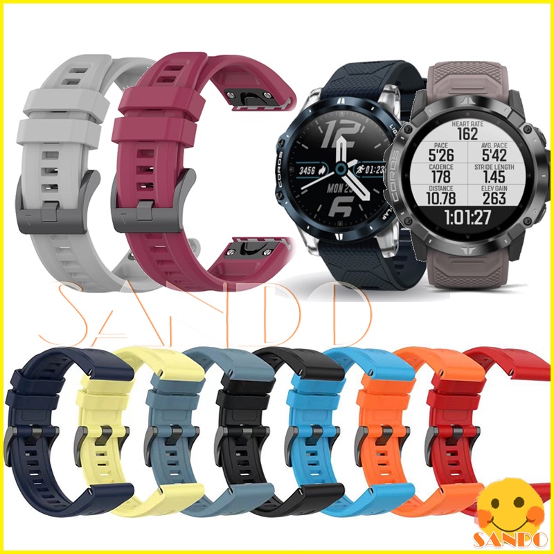 Coros VERTIX VERTIX 2 GPS สมาร์ทวอทช์ สายซิลิโคนนิ่ม COROS VERTIX 2S 26 mm สายนาฬิกา รุ่น 2S ขนาด 26 mm