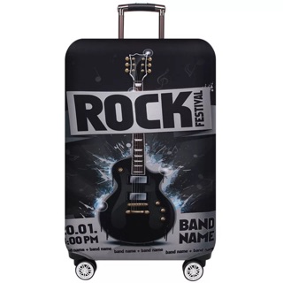 Suit case cover ถุงคลุมกระเป๋าเดินทาง (Rock Star)