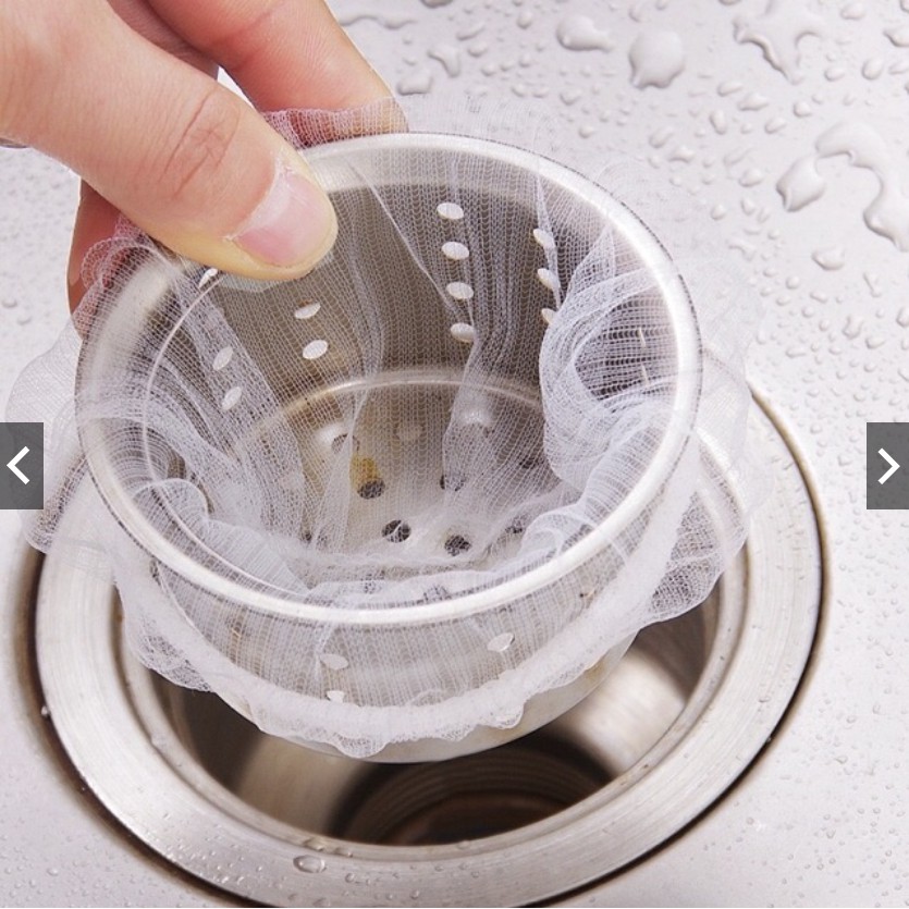 ถุงขยะตาข่ายกรองเศษอาหารใช้แล้วทิ้ง แพ็ค30 ชิ้น - รูปที่ 6