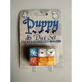 Puppy D6 Dice Set ชุดลูกเต๋า 6 ชิ้น ลายลูกหมา น่ารักมากๆ เล่นได้ไม่มีเบื่อ!!!