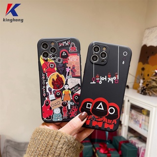 Soft Case Infinix Hot 10s NFC 10 10t 10 11 Play 10i S4 9 Pro 10 Lite 11 Plus Hot 9 Play 11 11S NFC Infinix Smart 4 4C 5 Pro 3 Plus Note 8 10 Tencno Spark 5 PRO Squid Game Phone Casing