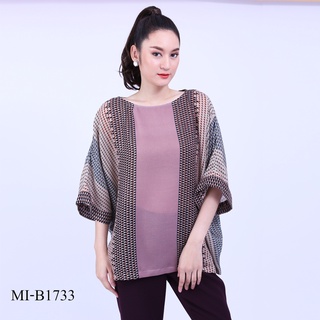 MIKIKO Blouse MI-B1733 Cotton วอยล์ แขนยาว IGPU20-4