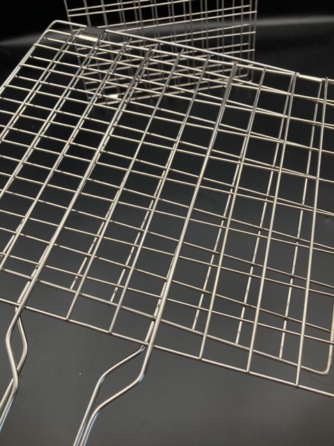 เหล็กปิ้งปลา ไซส์ใหญ่สแตนเลสแท้ไม่ขึ้นสนิม（50cm *29cm) - รูปที่ 6