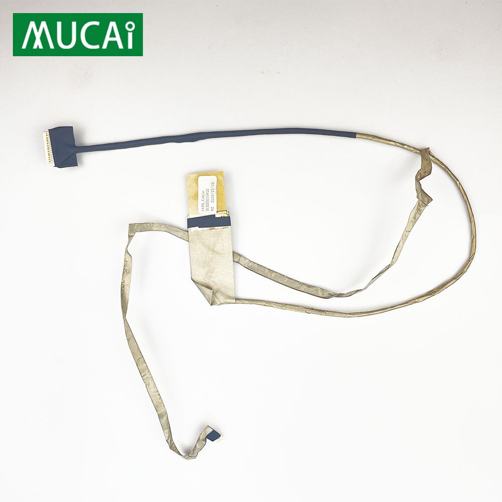 หน้าจอวิดีโอ Flex cable Lenovo G570 G570A G570L G570GX G575 แล็ปท็อป LCD LED Ribbon DC020015ว10