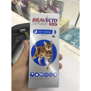 Bravecto แมว ขนาด 2.8-6.25kg