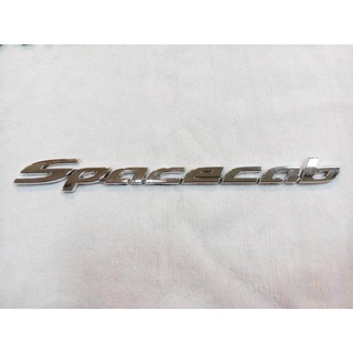 B.S.D โลโก้ Spacecab ชุปโครมเมี่ยม ราคาต่อ 1ชิ้น (ALL NEW D-MAX) 28×3cm