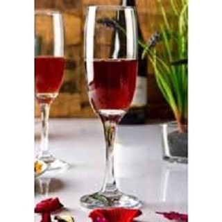 Pasabahce Champagne Flute Glass (1 ใบ) แก้วแชมเปญ เเก้วไวน์สวยๆ 6 ออนช์,210 cc