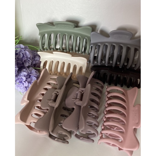 กิ๊บหนีบผมเกาหลี ของแท้ ไซค์ใหญ่ รุ่นแมทด้าน ทนทาน ผมหนาเอาอยู่ Made in korea นำเข้าจากเกาหลี
