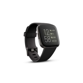Fitbit นาฬิกาข้อมือสมาร์ทวอทช์ Versa2 (NFC) รุ่น FB507BKBK-FRCJK - Black/Carbon