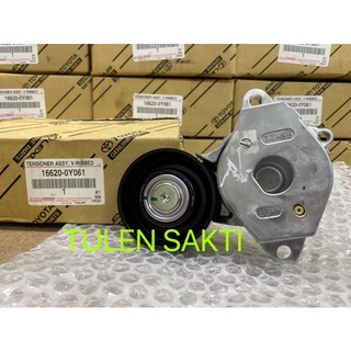 ORIGINAL TOYOTA YARIS VIOS NCP150 NSP151 SIENTA NSP170 AVANZA F653 2016&gt; BEZZA MYVI D20N FAN BELT TENSIONER 16620-0Y061