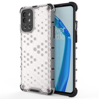 เคส TPU PC ไฮบริด โปร่งแสง กันกระแทก ลายรังผึ้ง สําหรับ OnePlus 8T