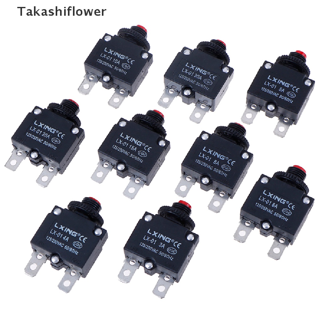 Takashiflower ฟิวส์เบรกเกอร์ทรงกลม 3A 4A 5A 6A 8A 10A 15A 20A - รูปที่ 4