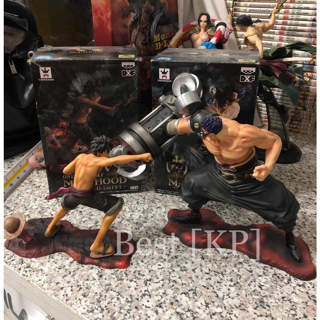 ❣️❣️((วันพีช ฟิกเกอร์))❣️❣️ONEPIECE DXF MANHOOD-MONKEY.D.LUFFY MANHOOD-ZETTO all set of 2