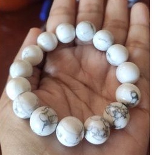 สร้อย Howlite 12,มิล สวยๆ