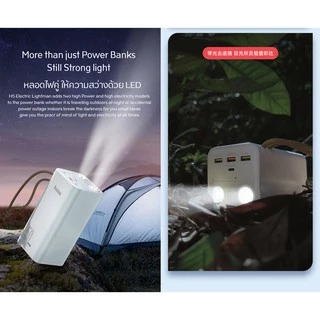 100W Yoobao H5 50000mAh PD100W/PD22.5W ไฟฉาย2ช่อง มีไฟ LED Power bank พาวเวอร์แบงค์ แบตสำรอง