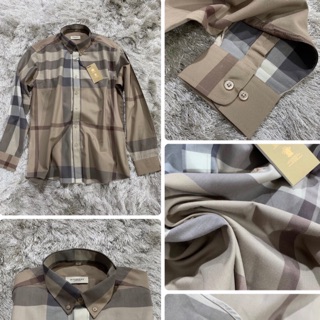 Burberry classic shirt บลูเบอรี่ เสื้อเชิ้ต แขนยาว