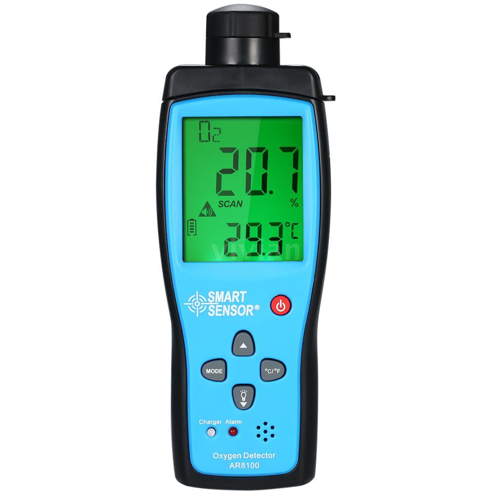 ◇SMART SENSOR Oxygen Meter Digital Portable Automotive O2 Gas Tester Monitor Det