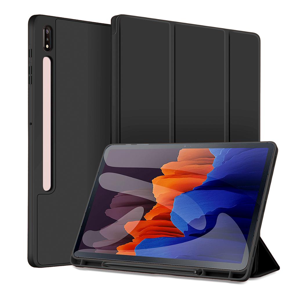 For Samsung Galaxy Tab S8 Plus 12.4 inch 2022 SM-X700 Case Magnetic Smart Cover For Galaxy Tab S7 11" Plus FE 12.4&amp;